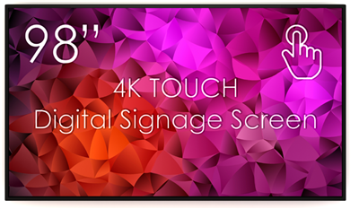 SWEDX 98" Touch, DS Screen / nat 4K